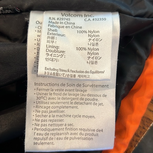 VOLCOM YOUTH SKI SNOWBOARD JACKET. VINTAGE YOUTH XL - Picture 5 of 9